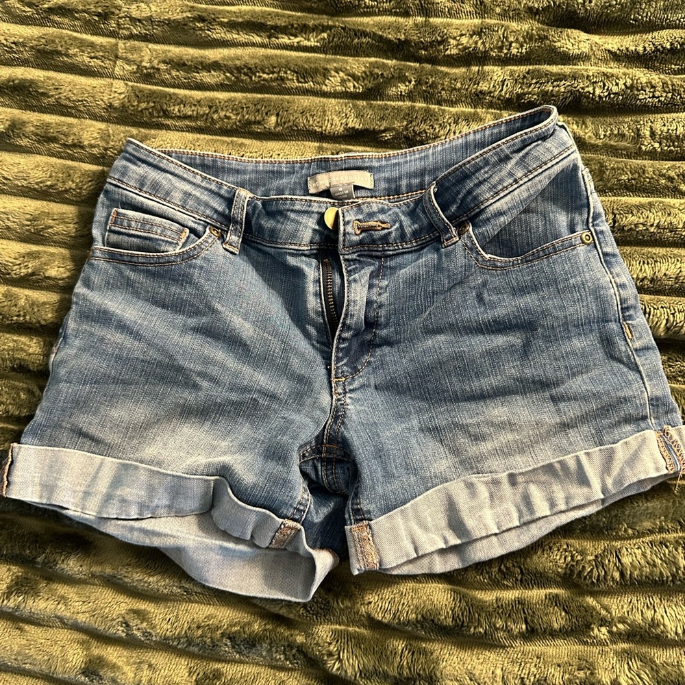 New York & Company Denim Blue Jean Shorts